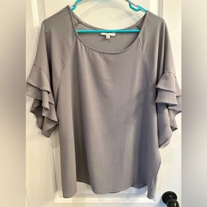 Umgee Large Gray Blouse
